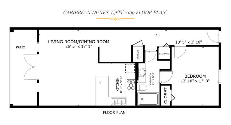1 bedroom Condominium at 73 Shirah Street #109, Caribbean Dunes Ph 1, Destin — photo 3