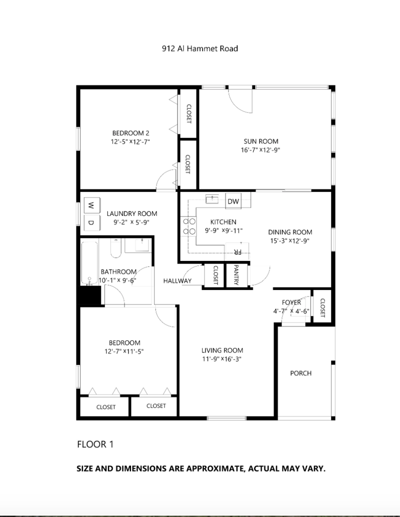2 bedroom Detached Single Family at 912 Al Hammett Road, No Recorded Subdivision, Mary Esther — photo 2