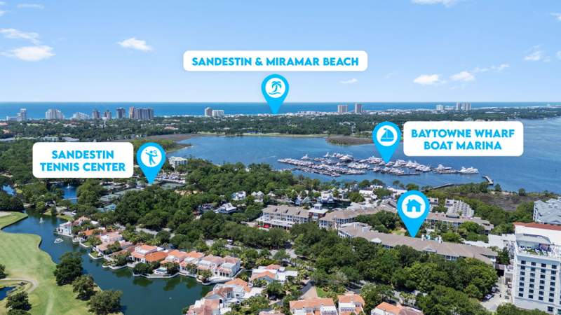2 bedroom Townhouse at 9300 Baytowne Wharf Boulevard #415/417, Pilot House, Miramar Beach — photo 2