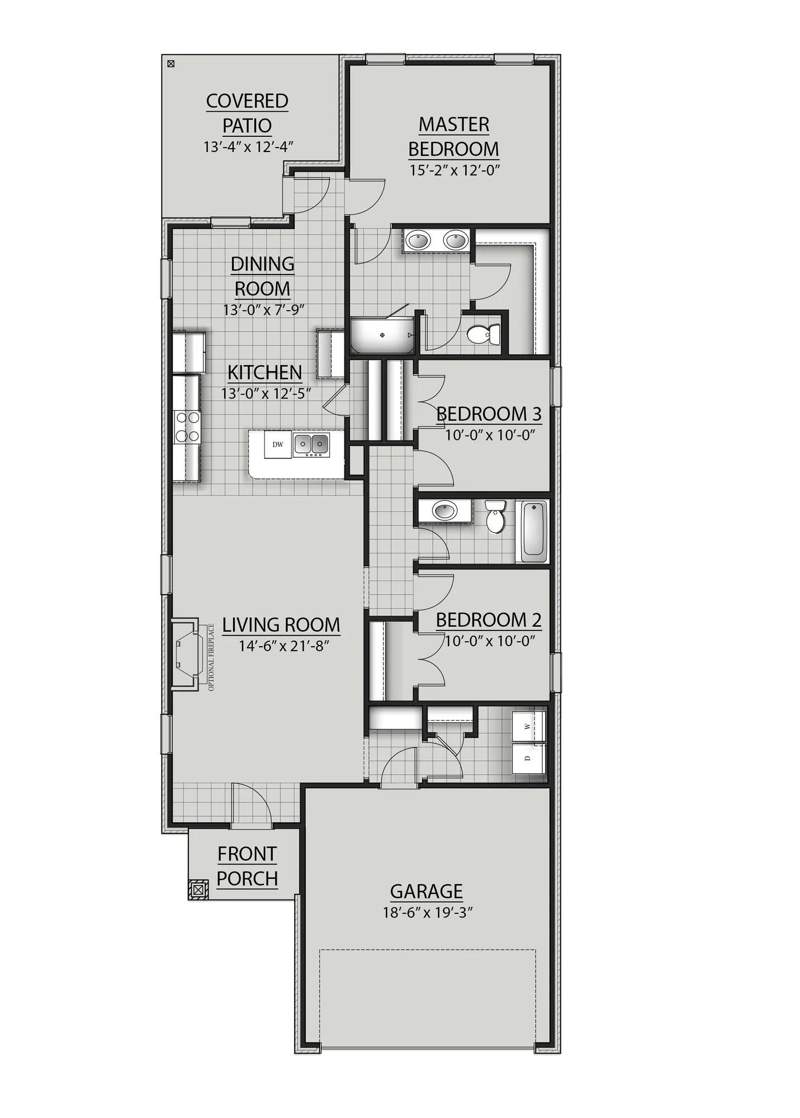 3 bedroom Detached Single Family at 119 Natureview Way, Natureview Ph I, Freeport — photo 2