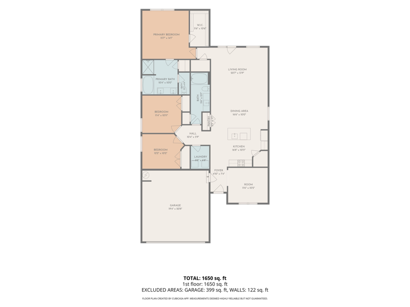 3 bedroom Detached Single Family at 115 Blooming Cove, Magnolia Creek Phase 1, Crestview — photo 3