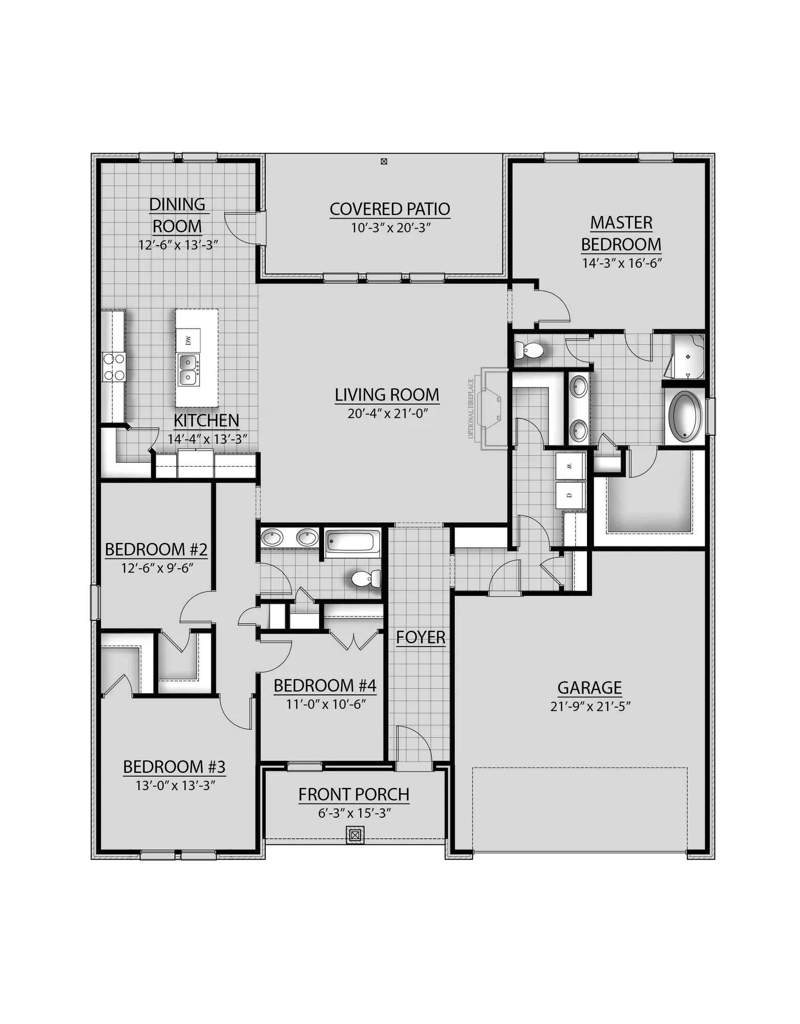 4 bedroom Detached Single Family at 203 Splendor Run, Natureview Ph I, Freeport — photo 2