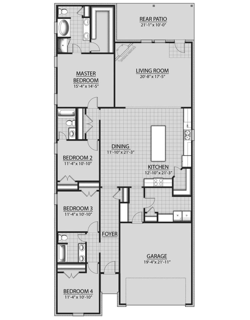 4 bedroom Detached Single Family at 505 Splendor Run, Natureview Ph I, Freeport — photo 2