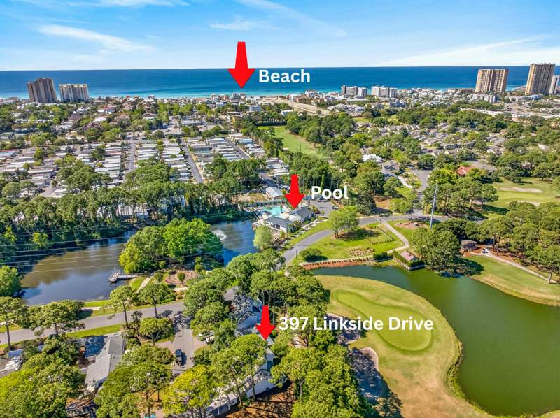 2 bedroom Detached Single Family at 397 Linkside Drive, Linkside Village Unit 1, Miramar Beach — photo 2