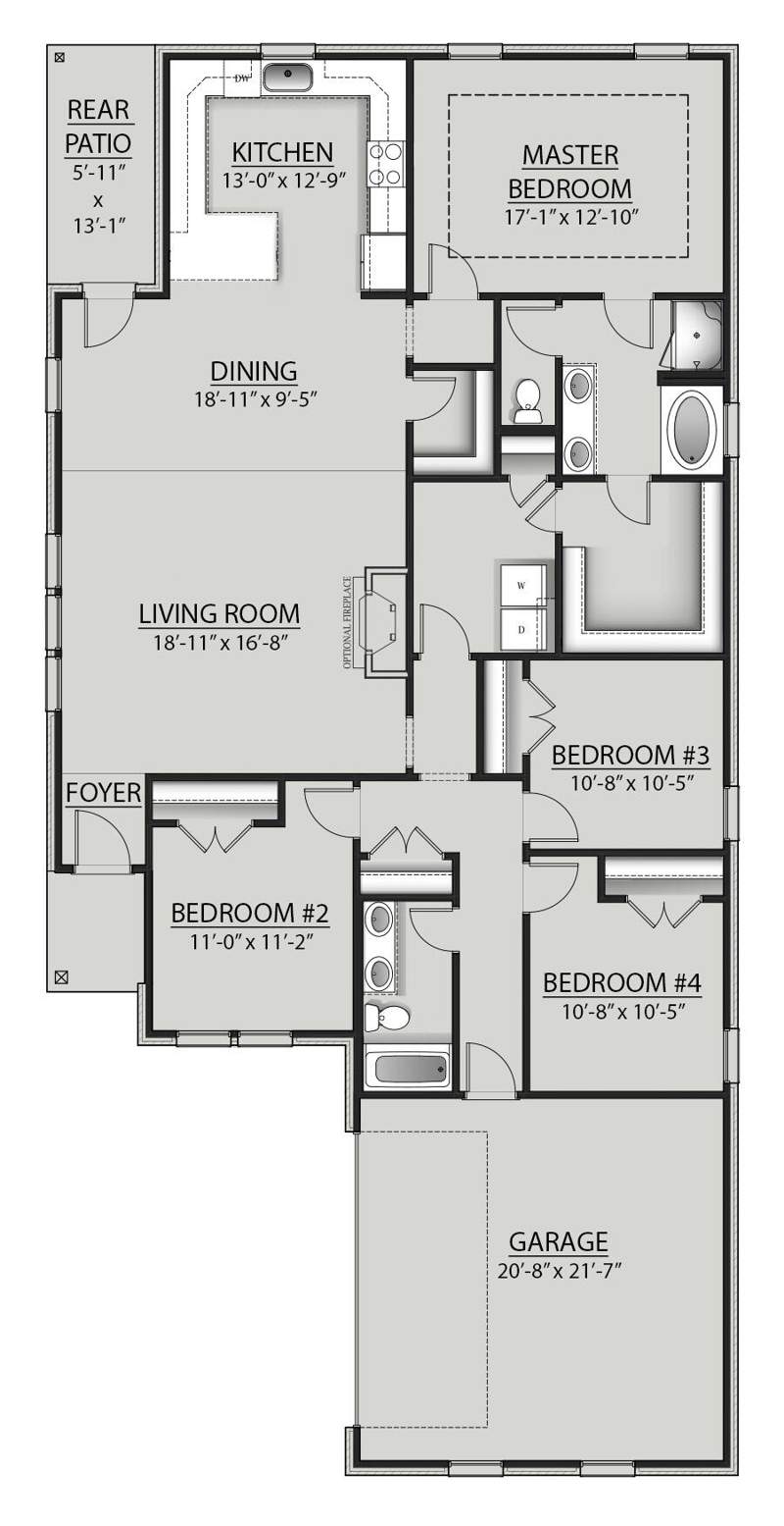 4 bedroom Detached Single Family at 244 Tadpole Place, Natureview Ph I, Freeport — photo 2