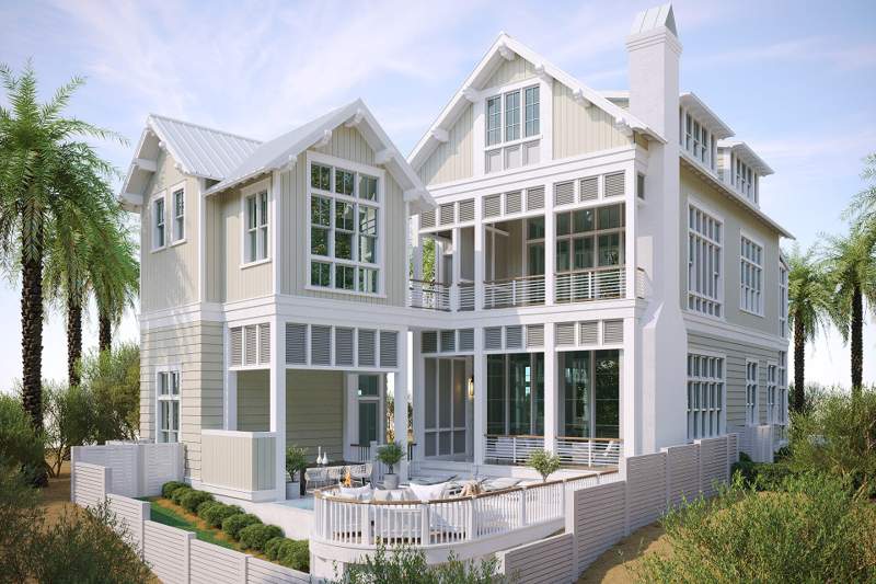 4 bedroom Detached Single Family at Lot 35 String Lily Cove, Watercolor, Santa Rosa Beach — photo 2
