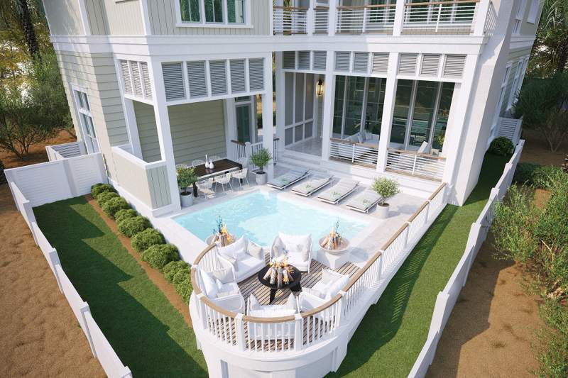 4 bedroom Detached Single Family at Lot 35 String Lily Cove, Watercolor, Santa Rosa Beach — photo 3