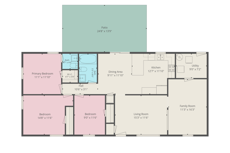 3 bedroom Detached Single Family at 6118 Buck Ward Road, East Baker, Baker — photo 2