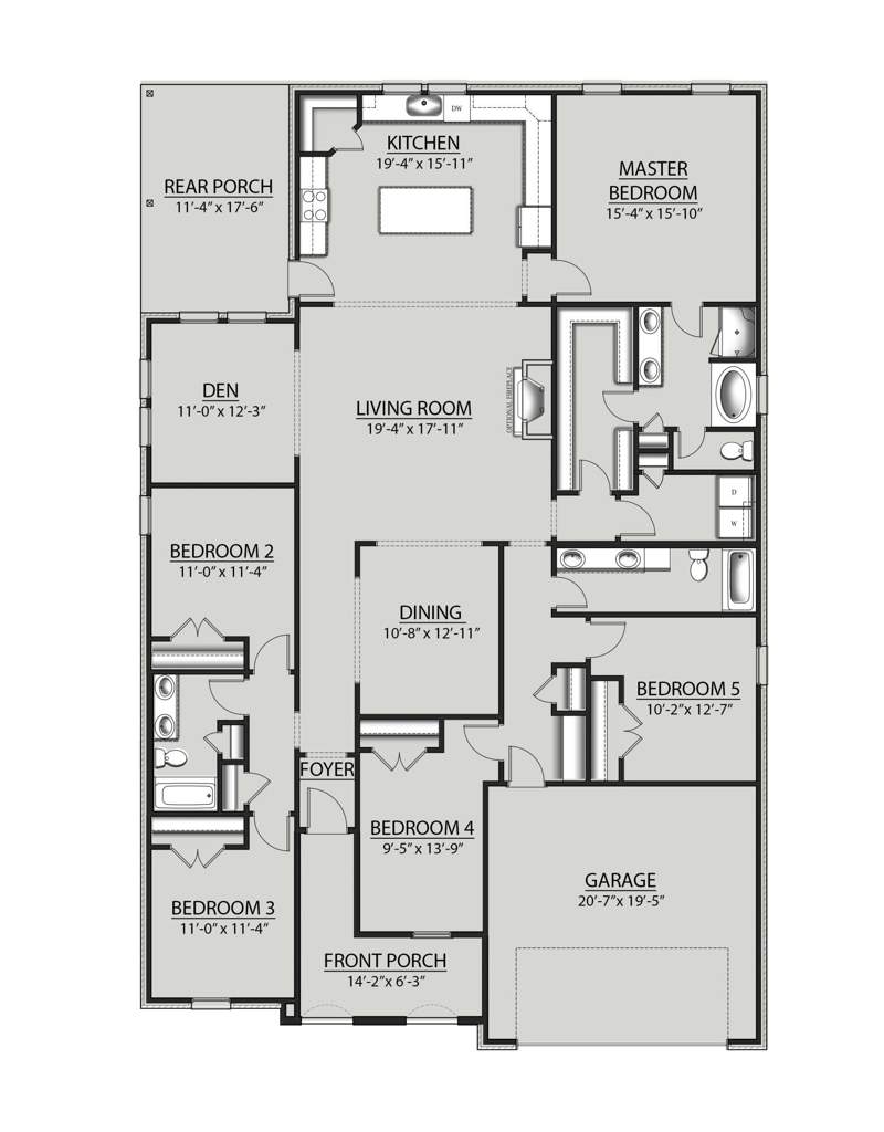 5 bedroom Detached Single Family at 109 E Tweet Street, Hammock Bay - Bird Song, Freeport — photo 3