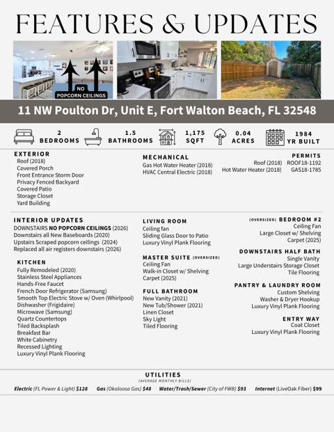 11 NW Poulton Drive #Unit E, Fort Walton Beach FL - photo 8 of 24