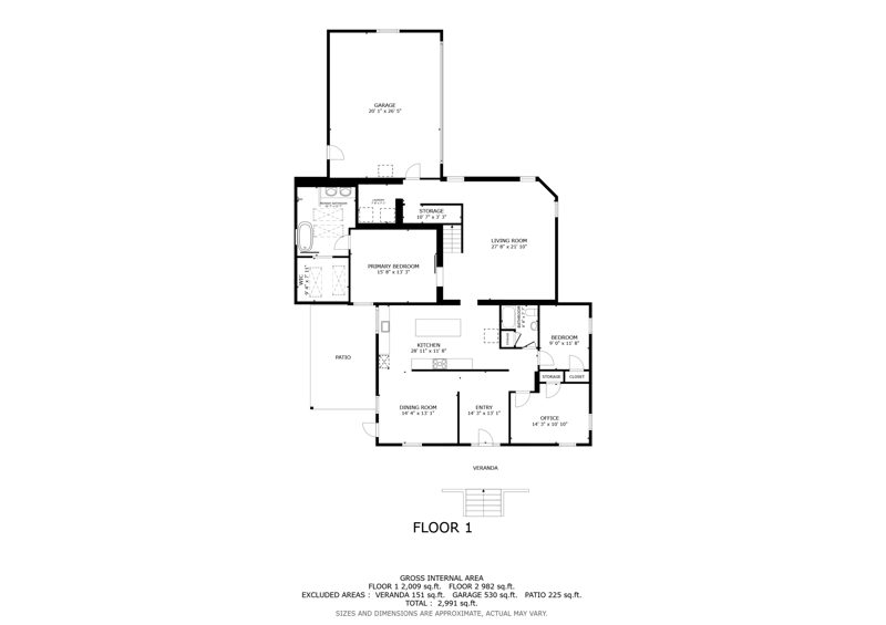 6 bedroom Detached Single Family at 255 Edge Avenue, Valparaiso Plat 1, Valparaiso — photo 3