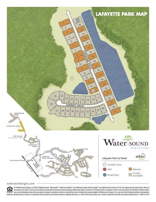 5 bedroom Detached Single Family at Tbd Suwannee Drive #Lot 16, Watersound Origins - Lafayette Park (Longleaf Park - Phase 3 per Recorded Plat), Watersound — photo 2