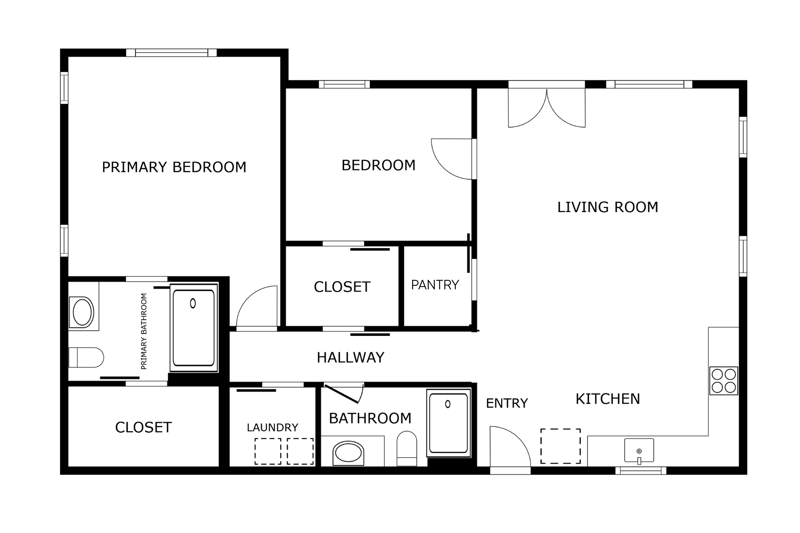2 bedroom Detached Single Family at 622 Martin Road, Seacoast Estates, DeFuniak Springs — photo 2