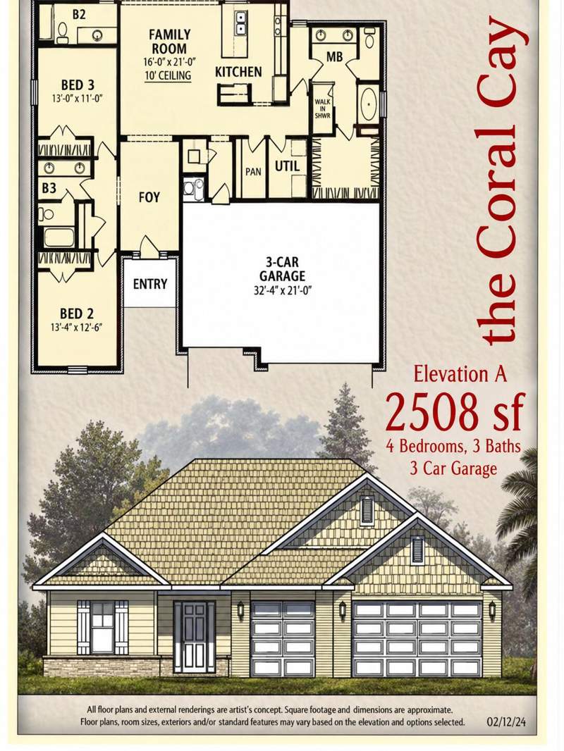 4 bedroom Detached Single Family at Lot 45 Walk Along Way, Nature Lake, Crestview — photo 2
