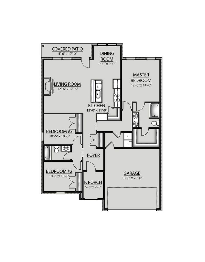 3 bedroom Detached Single Family at 2973 Houston Place Drive, HOUSTON PLACE, Crestview — photo 3