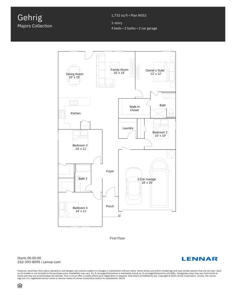 4 bedroom Detached Single Family at 362 Lago Lane #Hs 35, Crossings at Freeport, Freeport — photo 4