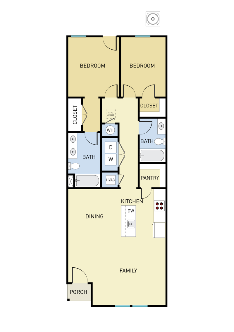 2 bedroom Townhouse at 103 Dawg Lane, Garden Villas Ph 2, Crestview — photo 2