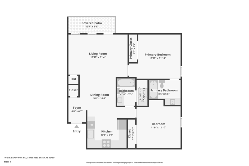 2 bedroom Condominium at 10 Silk Bay Drive #Unit 112, Topsail Village, Santa Rosa Beach — photo 3