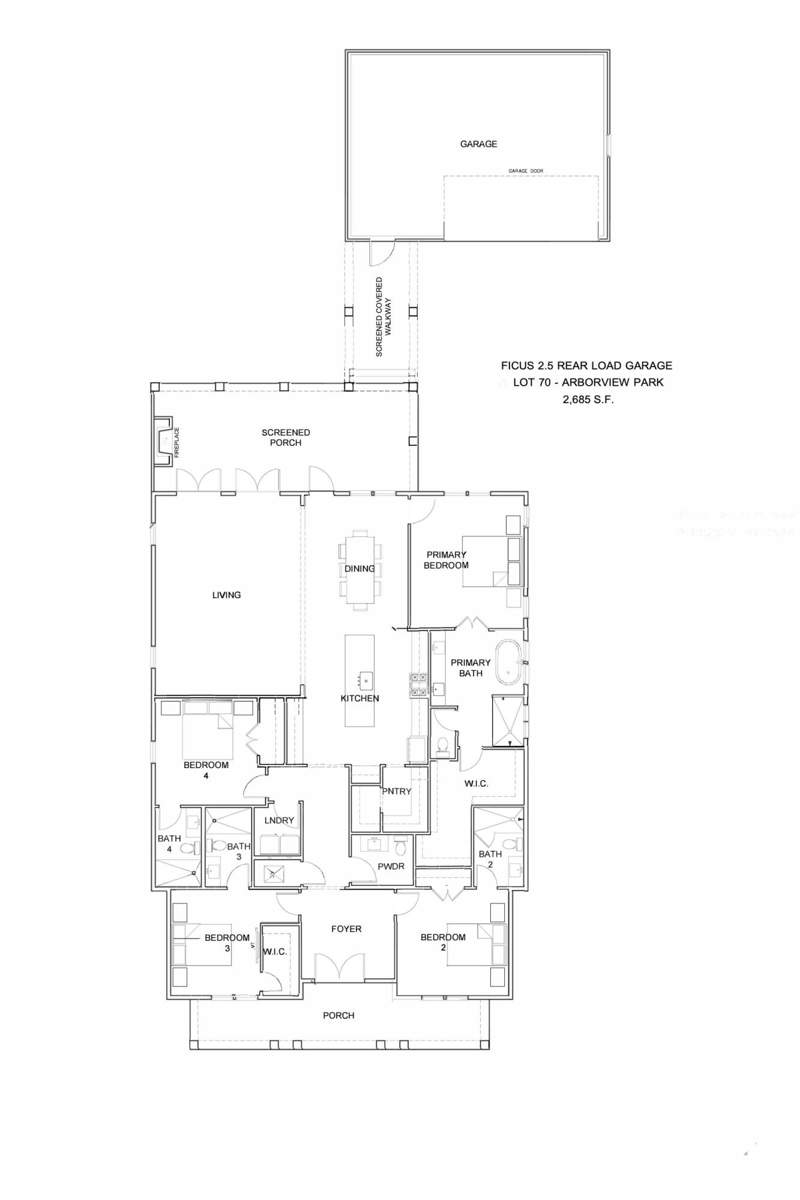 4 bedroom Detached Single Family at 143 Hutton Cove #Lot 70, Watersound Origins, Watersound — photo 2