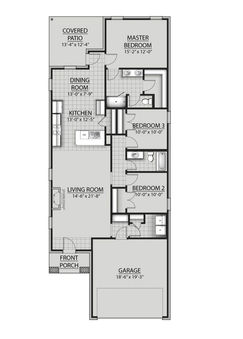 3 bedroom Detached Single Family at 167 Natureview Way, Natureview Ph I, Freeport — photo 3