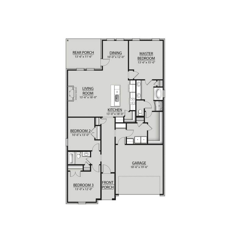 3 bedroom Detached Single Family at 5801 Del Rio Crossing, Houston Place, Crestview — photo 3