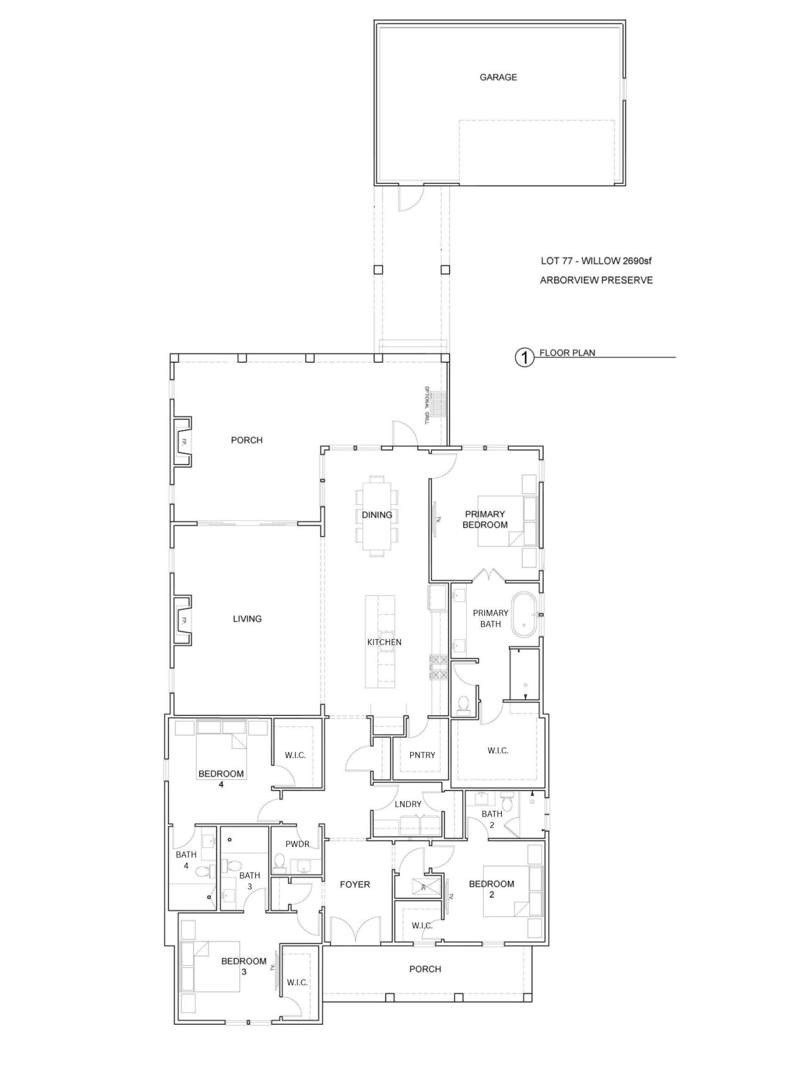 4 bedroom Detached Single Family at Tbd Hutton Cove #Lot 77, Watersound Origins, Watersound — photo 2