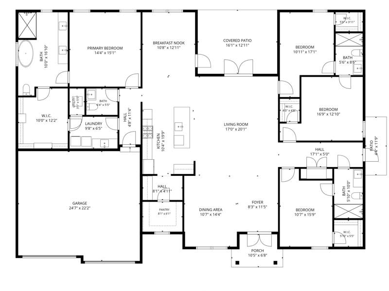 4 bedroom Detached Single Family at 708 Forest Street, Calhouns S/D, Destin — photo 5