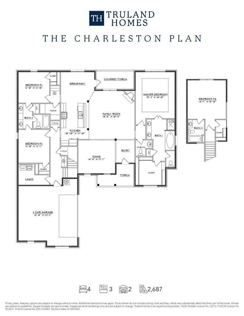 4 bedroom Detached Single Family at 559 Coastal Breeze Drive, Windswept Estates, Freeport — photo 2
