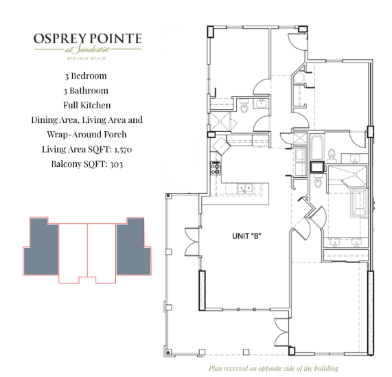 3 bedroom Condominium at 9000 E Heron Walk Drive #5304, Osprey Pointe, Miramar Beach — photo 2