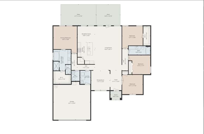 4 bedroom Detached Single Family at 424 Shoal River Drive, Riverside North, Crestview — photo 5