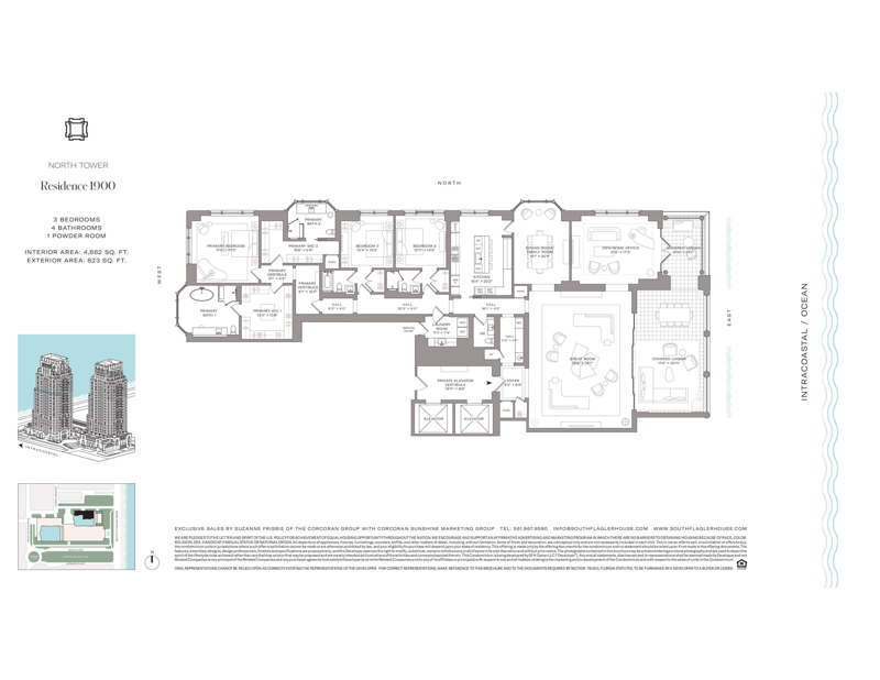 3 bedroom Condominium at 1355 S Flagler Drive #1900, Jefferson Park, West Palm Beach — photo 2