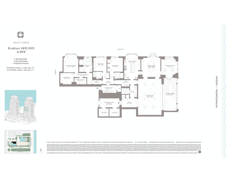 3 bedroom Condominium at 1355 S Flagler Drive #1801, Jefferson Park, West Palm Beach — photo 2