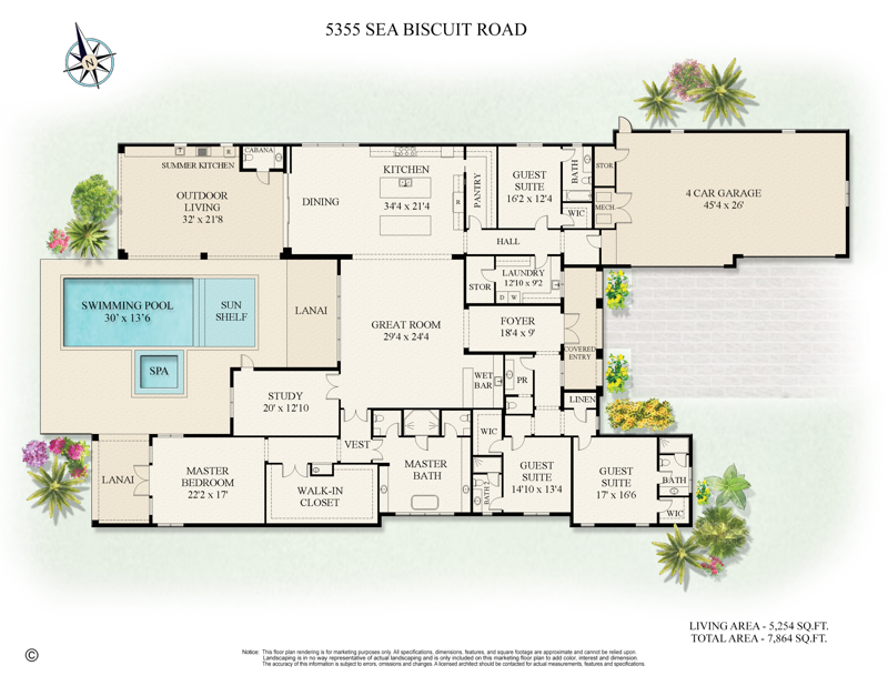 4 bedroom Single Family Residence at 5355 Sea Biscuit Road, Steeplechase, Palm Beach Gardens — photo 3