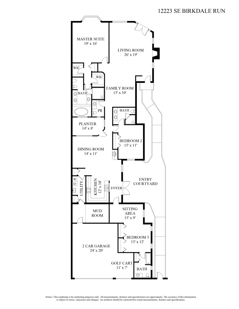 3 bedroom Townhouse at 12223 SE Birkdale Run, JUPITER HILLS VILLAGE, Jupiter — photo 2