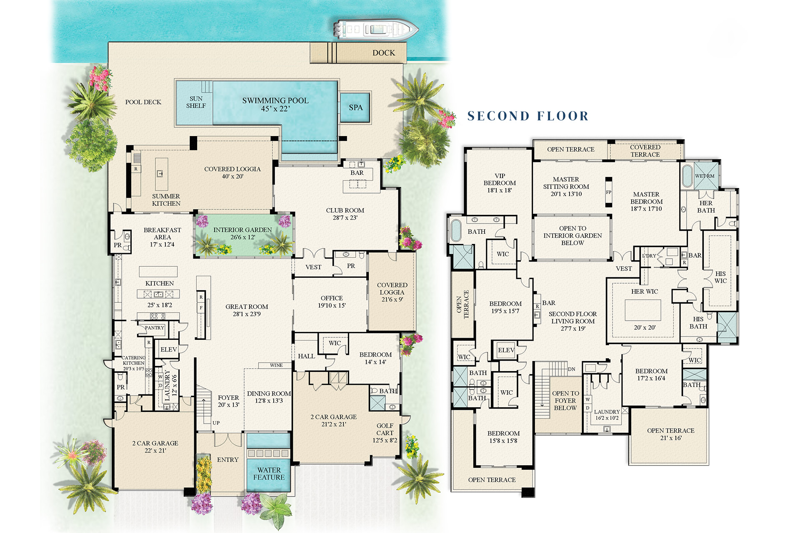 6 bedroom Single Family Residence at 169 W Coconut Palm Road, Royal Palm Yacht & Country Club, Boca Raton — photo 3
