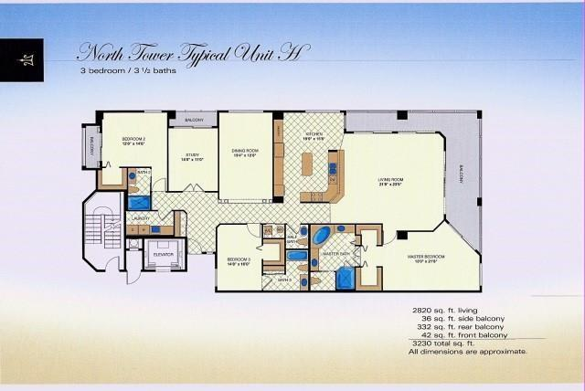 3 bedroom Condominium at 4180 N Highway A1a #305b, Oceanique Oceanfront, A Condominium, Hutchinson Island — photo 2