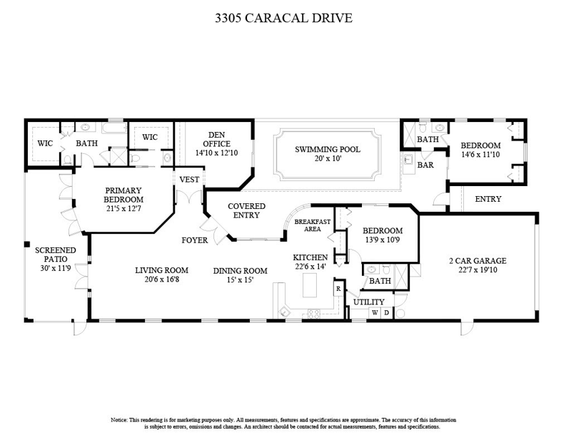3 bedroom Single Family Residence at 3305 Caracal Drive, Riverpointe at the Sands, Fort Pierce — photo 2