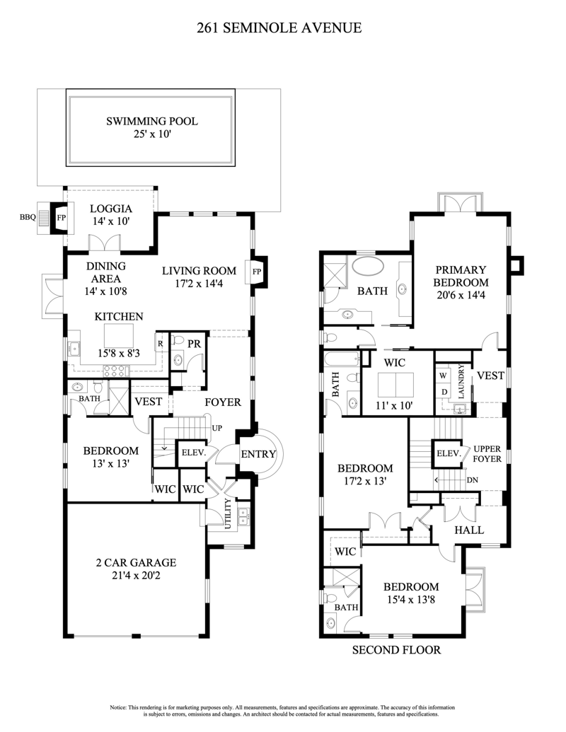 4 bedroom Single Family Residence at 261 Seminole Avenue, Ocean Park H W Robbins, Palm Beach — photo 2