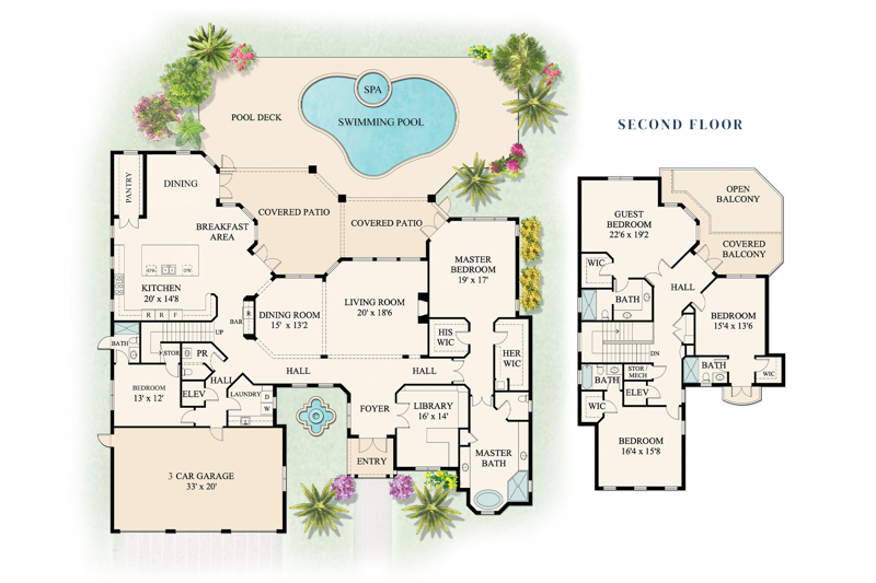 5 bedroom Single Family Residence at 2310 W Silver Palm Road, Royal Palm Yacht & Country Club, Boca Raton — photo 2