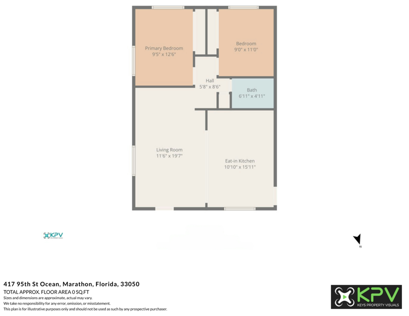 2 bedroom Single Family Residence at 417 95Th Street, Buttonwood Acres (52.0), Marathon — photo 2
