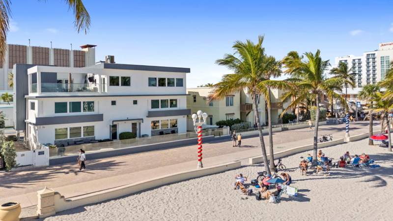 10 bedroom Single Family Residence at 2201 N Surf Road, Windswept Club Condo, Hollywood — photo 1