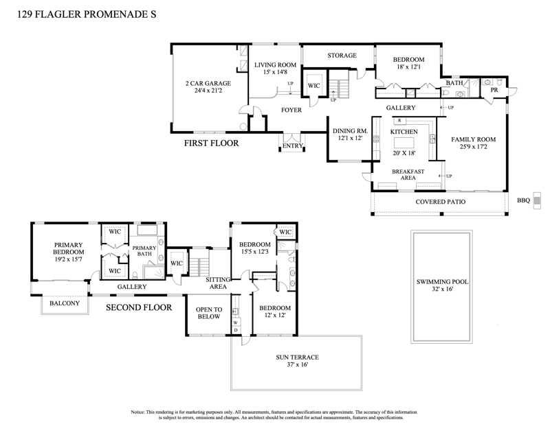 4 bedroom Single Family Residence at 129 S Flagler Promenade, Estates Of South Palm Beach, West Palm Beach — photo 2