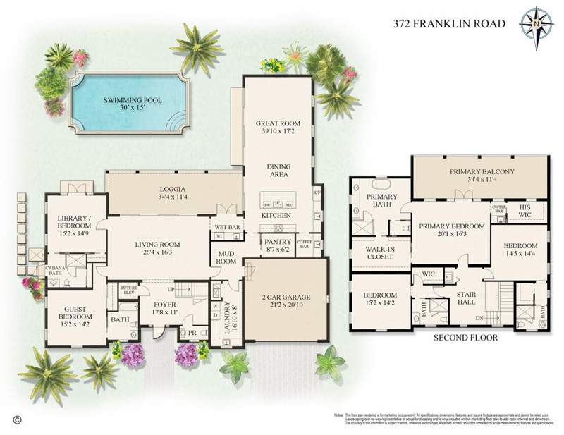 5 bedroom Single Family Residence at 372 Franklin Road, Broadmoor Sec 2, West Palm Beach — photo 4