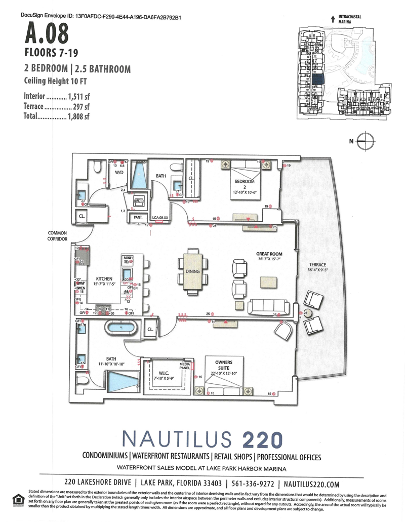 2 bedroom Condominium at 220 Lake Shore Drive #715, Nautilus 220 Condo, Lake Park — photo 2