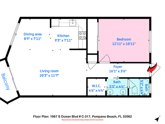 1 bedroom Condominium at 1967 S Ocean #C-317, Village By The Sea Condo, Lauderdale-By-The-Sea — photo 3