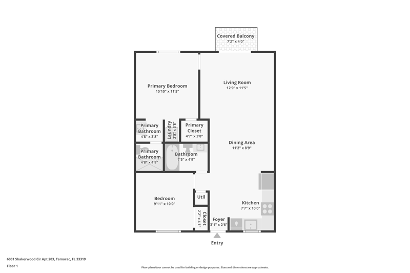 2 bedroom Condominium at 6001 Shakerwood Circle #203, Shaker Woods Village, Tamarac — photo 2