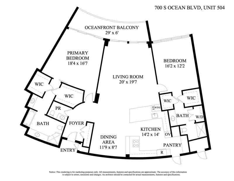 2 bedroom Condominium at 700 S Ocean Boulevard #504, Sabal Point Apts Condo, Boca Raton — photo 2