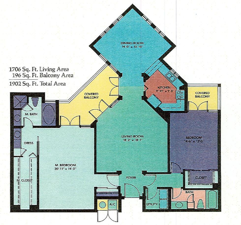 2 bedroom Condominium at 100 SE 5th Avenue #107, Mizner Court Condo, Boca Raton — photo 2