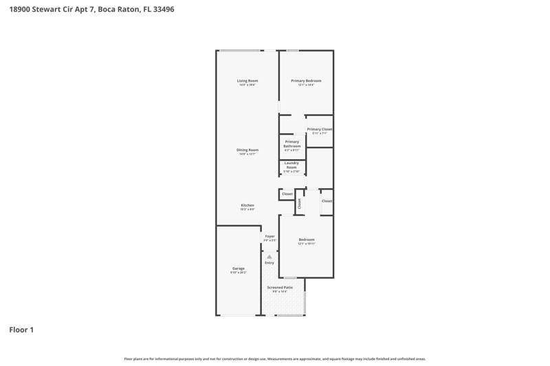 2 bedroom Villa at 18900 Stewart Circle #7, Town Villas, Boca Raton — photo 2
