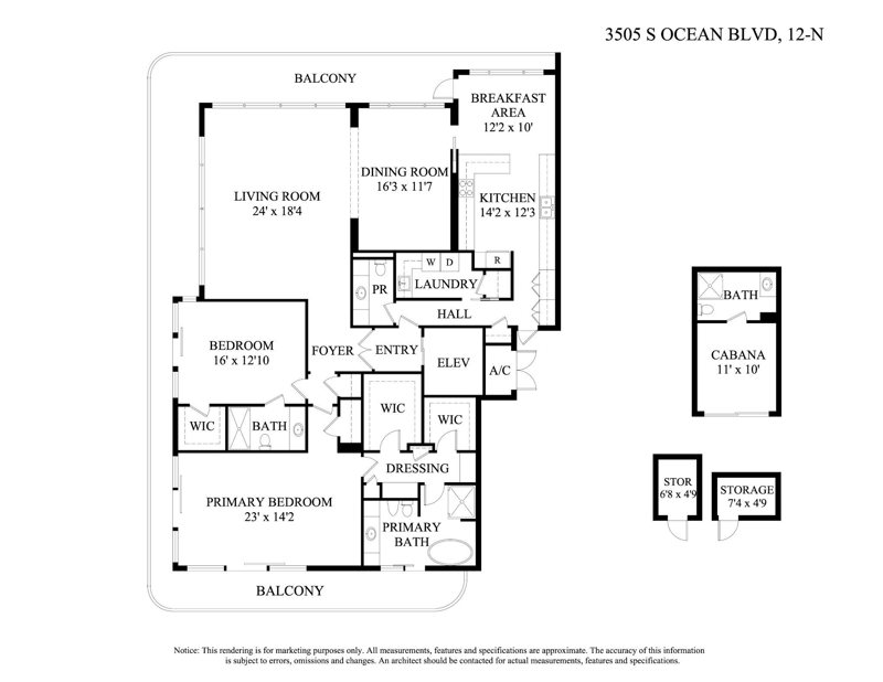 2 bedroom Condominium at 3505 S Ocean Boulevard #12n, Villa Nova Condo, Highland Beach — photo 2